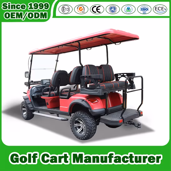 Atacado 4 lugares 4 lugares para 2 pessoas Mini Tour Club Car Bus Sport Buggy Mobility Scooter Veículo elétrico Carrinho de golfe elétrico Preço para venda com bateria de lítio